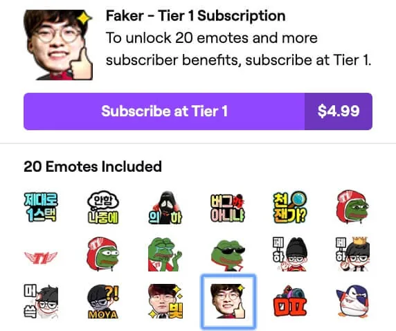 twitch emote with icons
