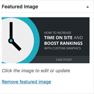 remove or edit featured image in WordPress
